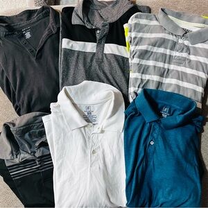 Stylish Men's Polo Shirt Collection brand name lot XXL